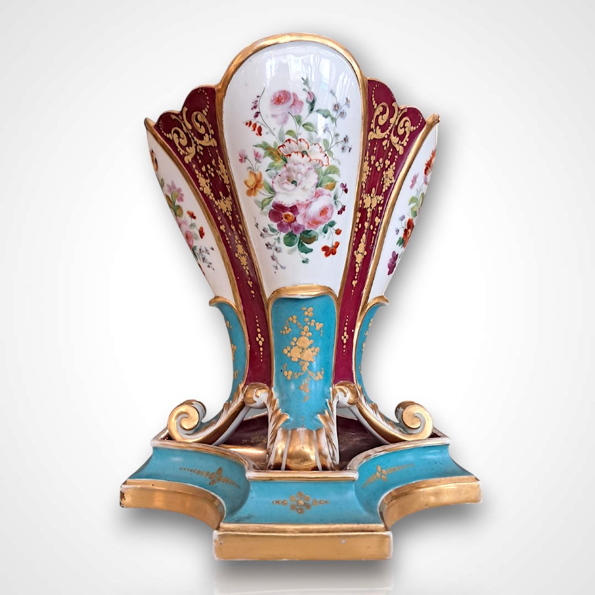 Jacob Petit, jardinière en porcelaine, vers 1840-photo-4