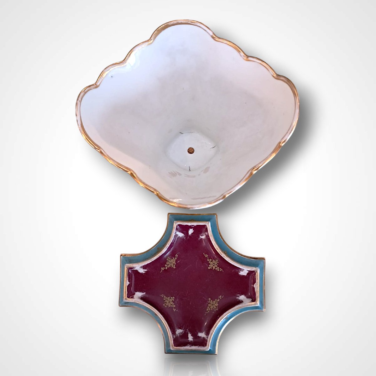 Jacob Petit, jardinière en porcelaine, vers 1840-photo-1