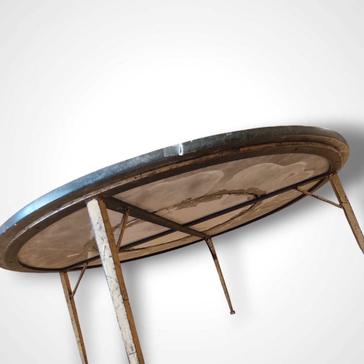 70s Round Coffee Table-photo-5