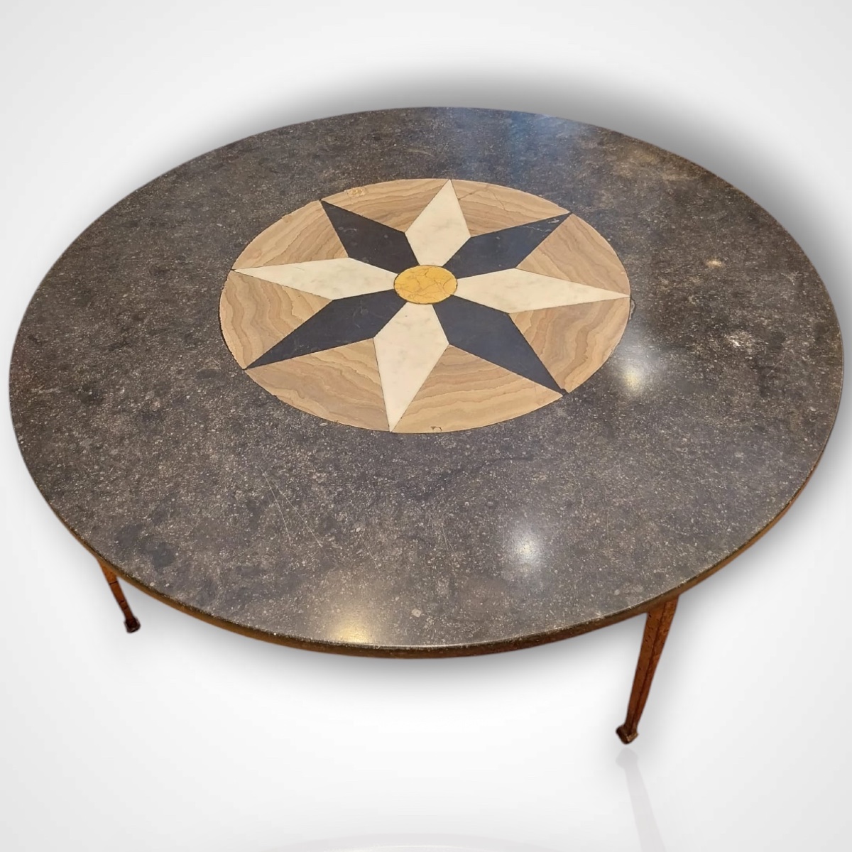 70s Round Coffee Table-photo-6