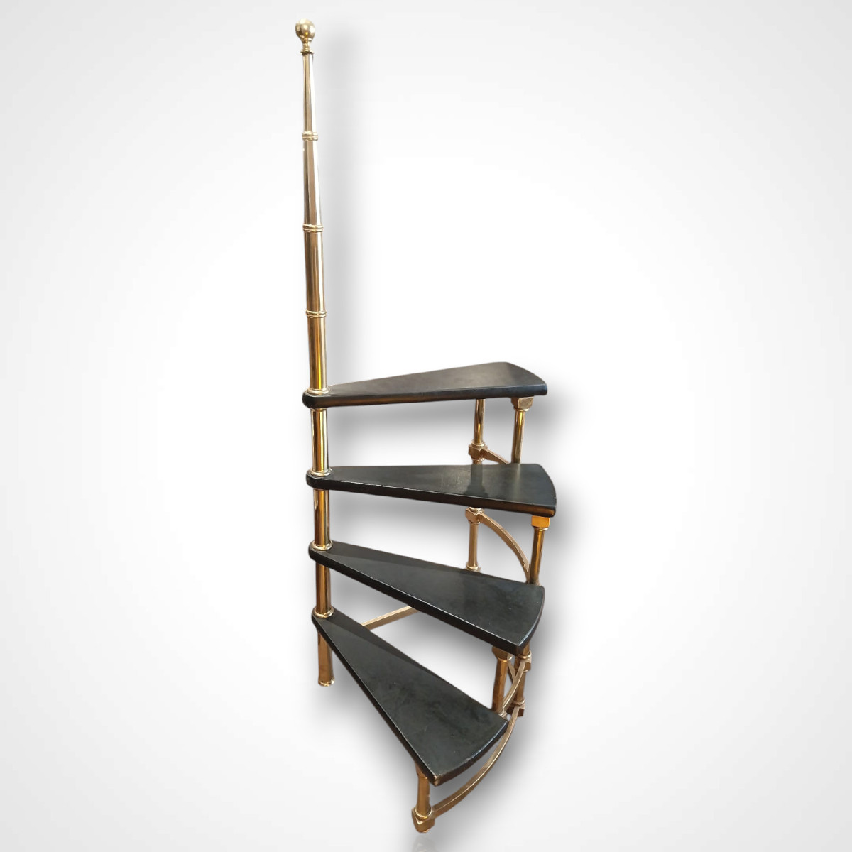 Bronze Library Staircase, 60s-70s