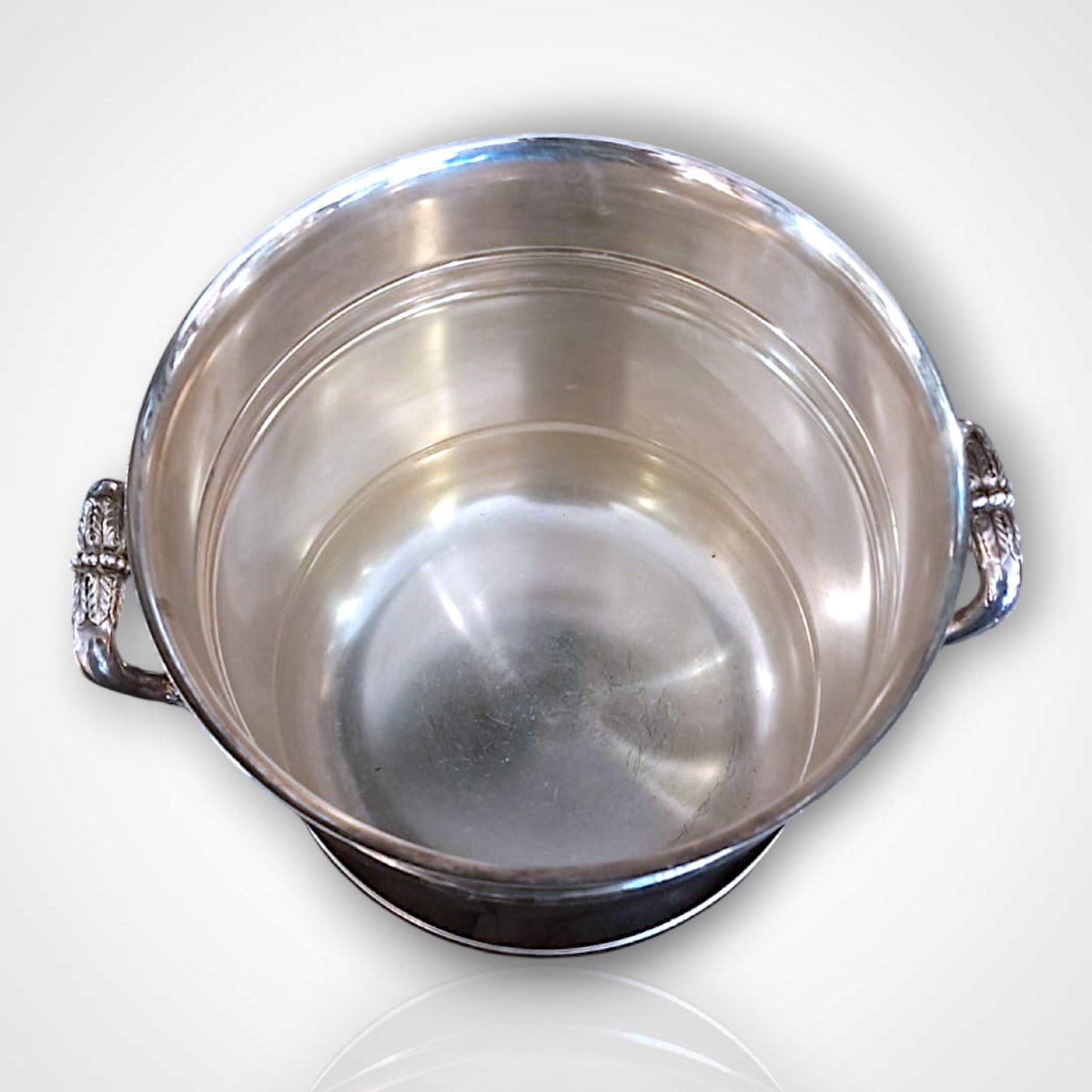 Christofle, Silver-plated Champagne Bucket, Sully Model, 20th Century-photo-3