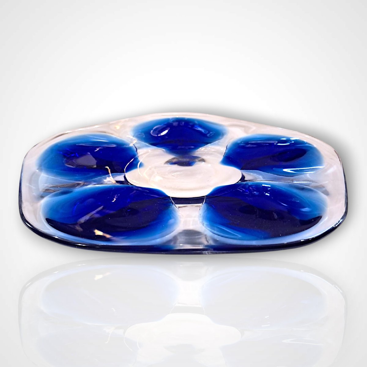 Assiettes à huîtres, Lalique, XXe-photo-3