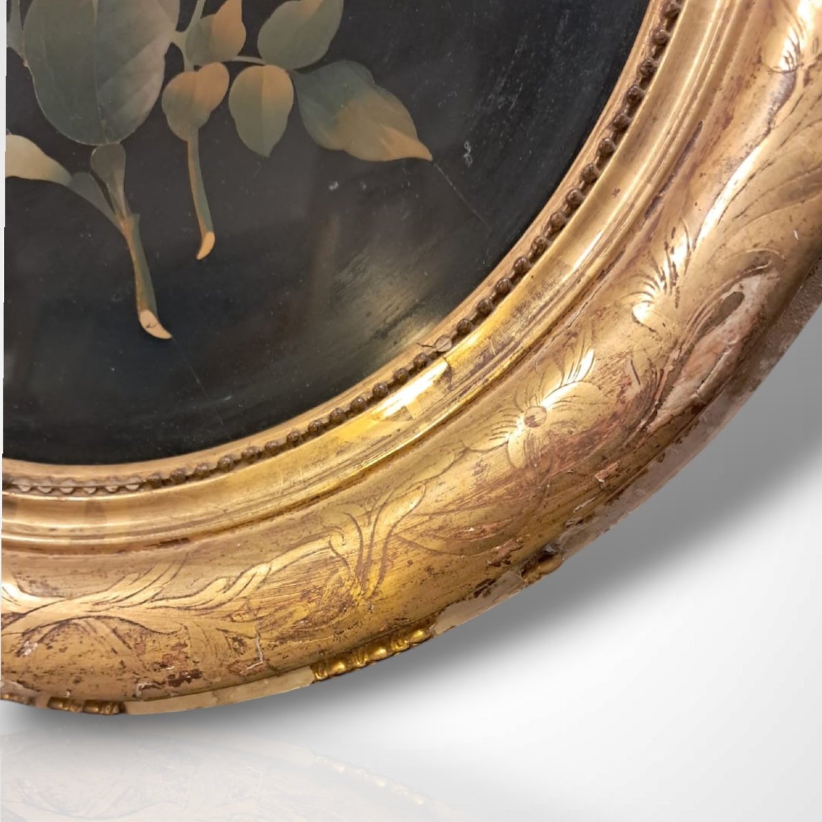Tondo Hardstone Marquetry, Florence, Italy, 19th Century-photo-6