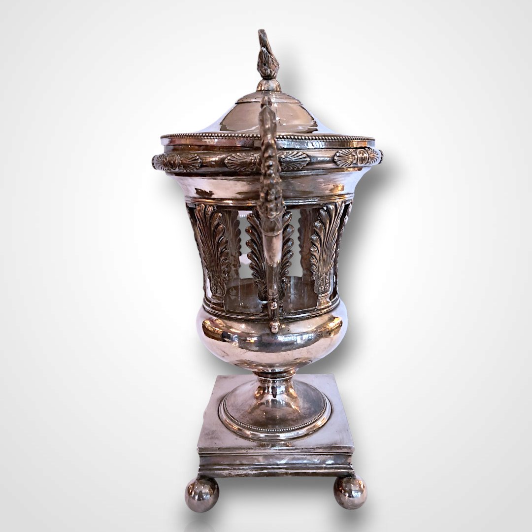 Silver Jam Dish, 19th Century-photo-2