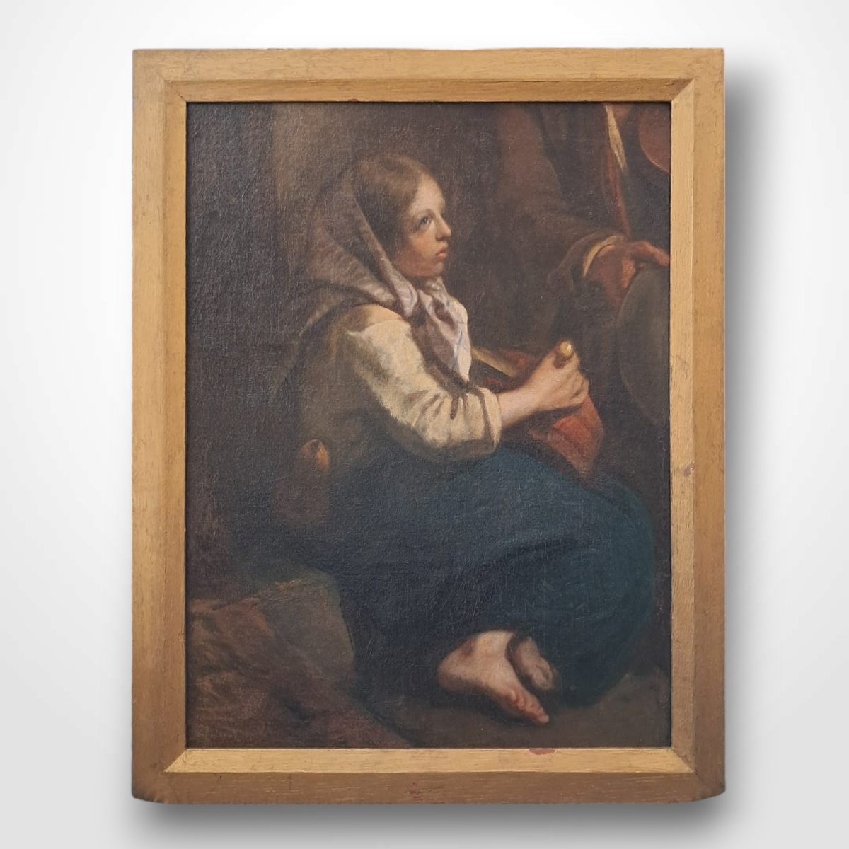 Ecole française, jeune musicienne, XIXe
