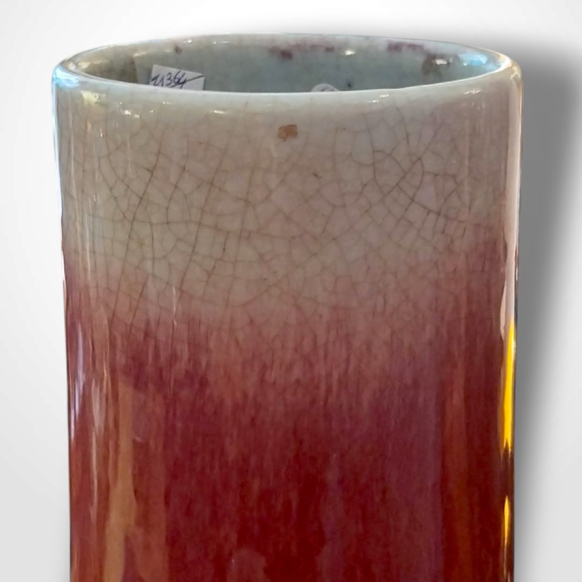 Oxblood Vase, 20th Century-photo-4