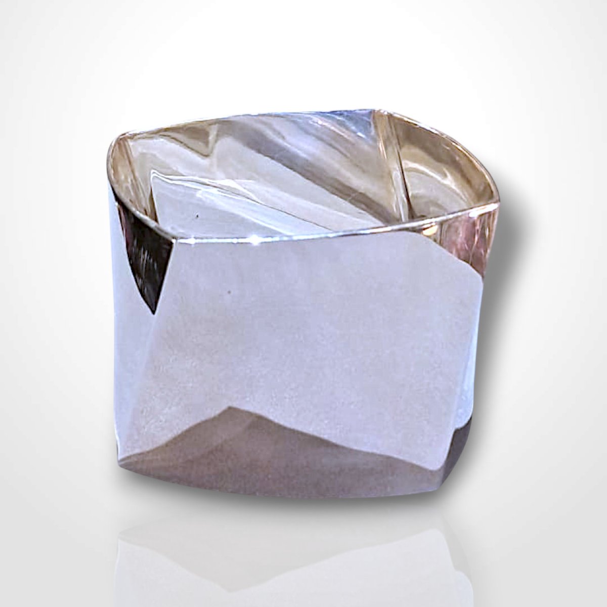 Frank Gehry For Tiffany & Co., Silver Cuff, 20th Century-photo-2