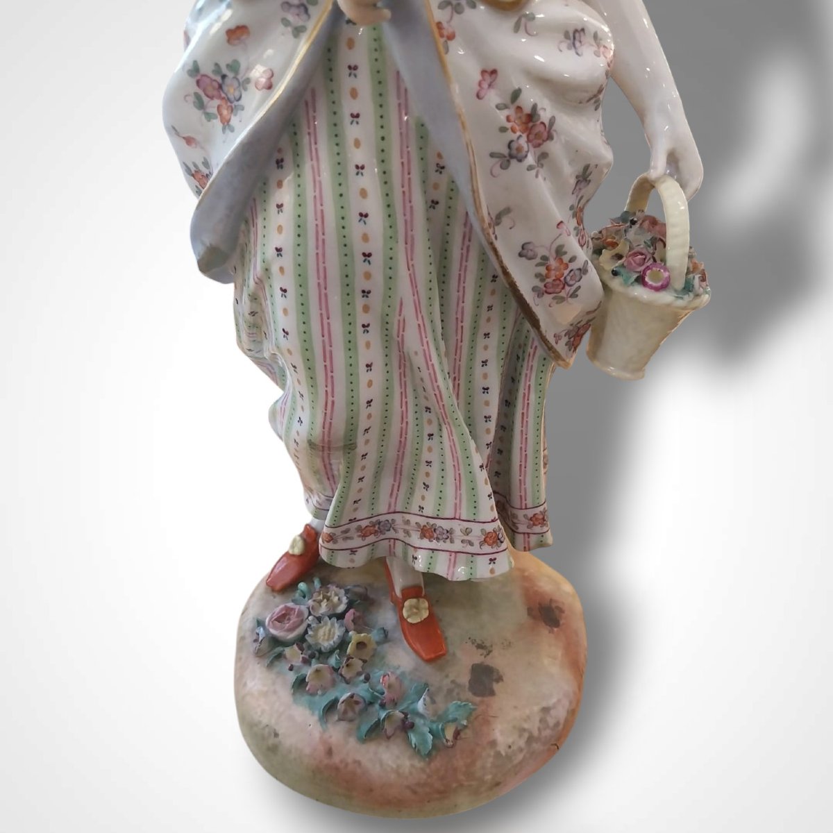 Couple en porcelaine dans le goût de Meissen, XXe-photo-4