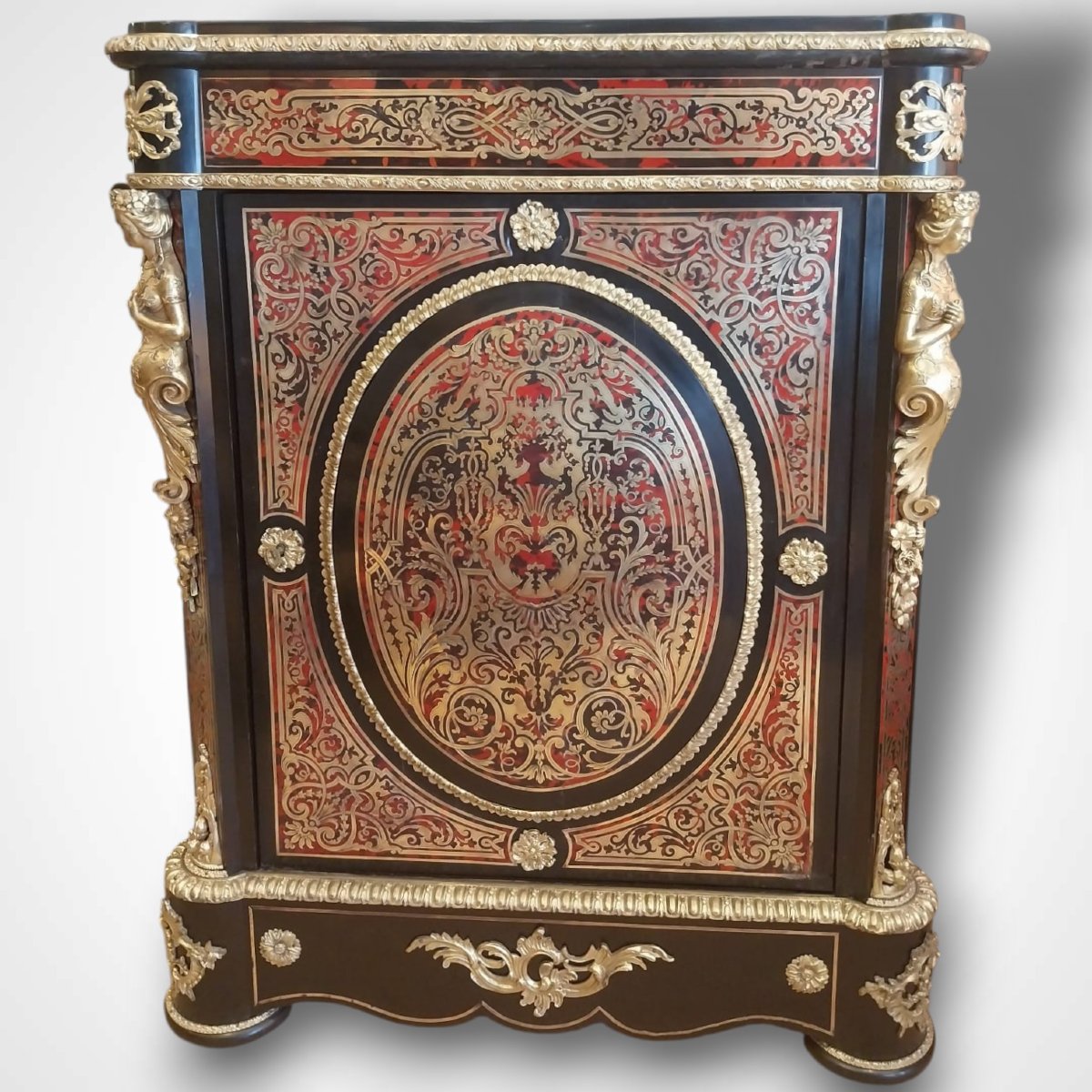 Meuble d’appui de style Boulle, XIXe