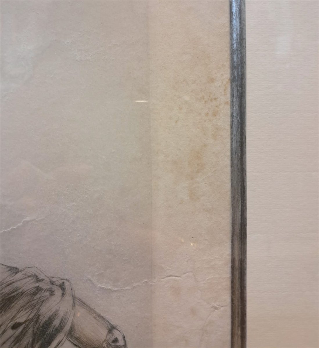 Louis Icart, Young Woman With A Parrot, Etching, 20th Century-photo-6