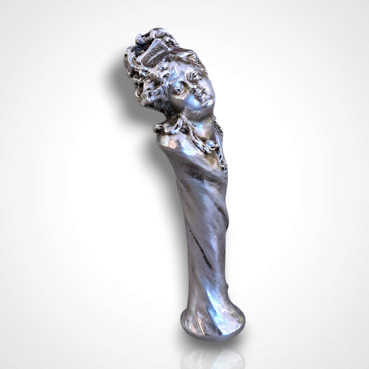 Cachet en argent, fin XIXe-début XXe-photo-2