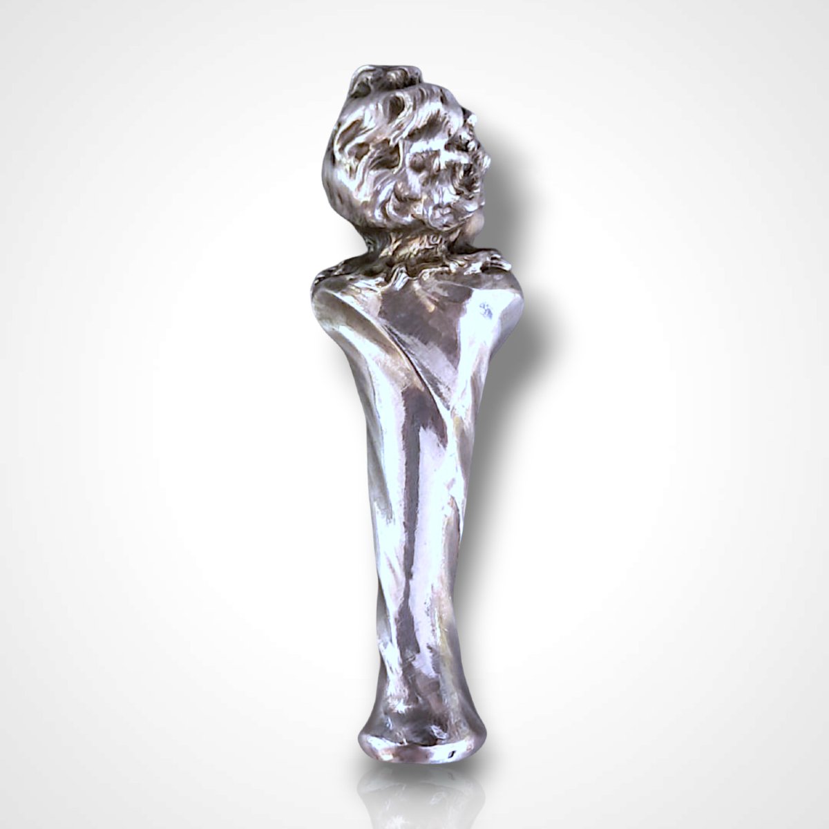 Cachet en argent, fin XIXe-début XXe-photo-3