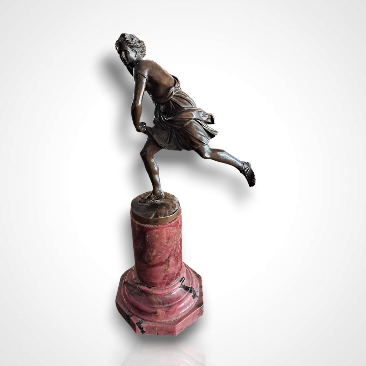 Statuette Hippomène par Nicolas Ier Coustou, fin XVIIIème siècle-photo-4