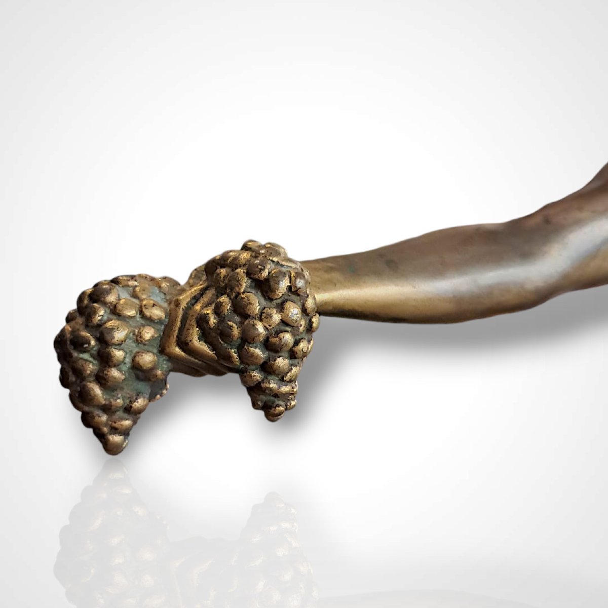 Rudolf Marcuse, bacchante, bronze, début XXe-photo-3
