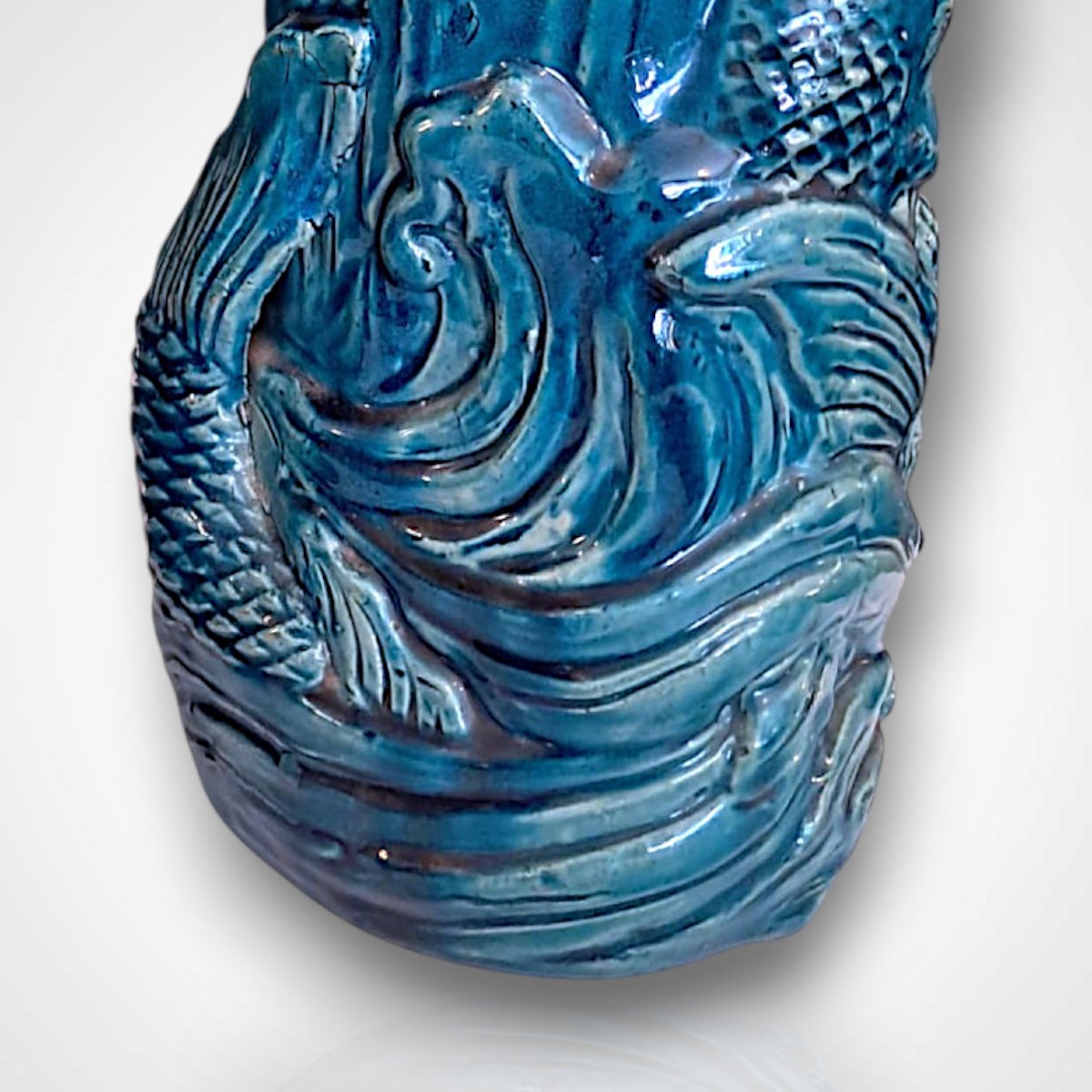 Pair Of Ceramic Vases, China Or Japan, Late 19th Century -photo-3