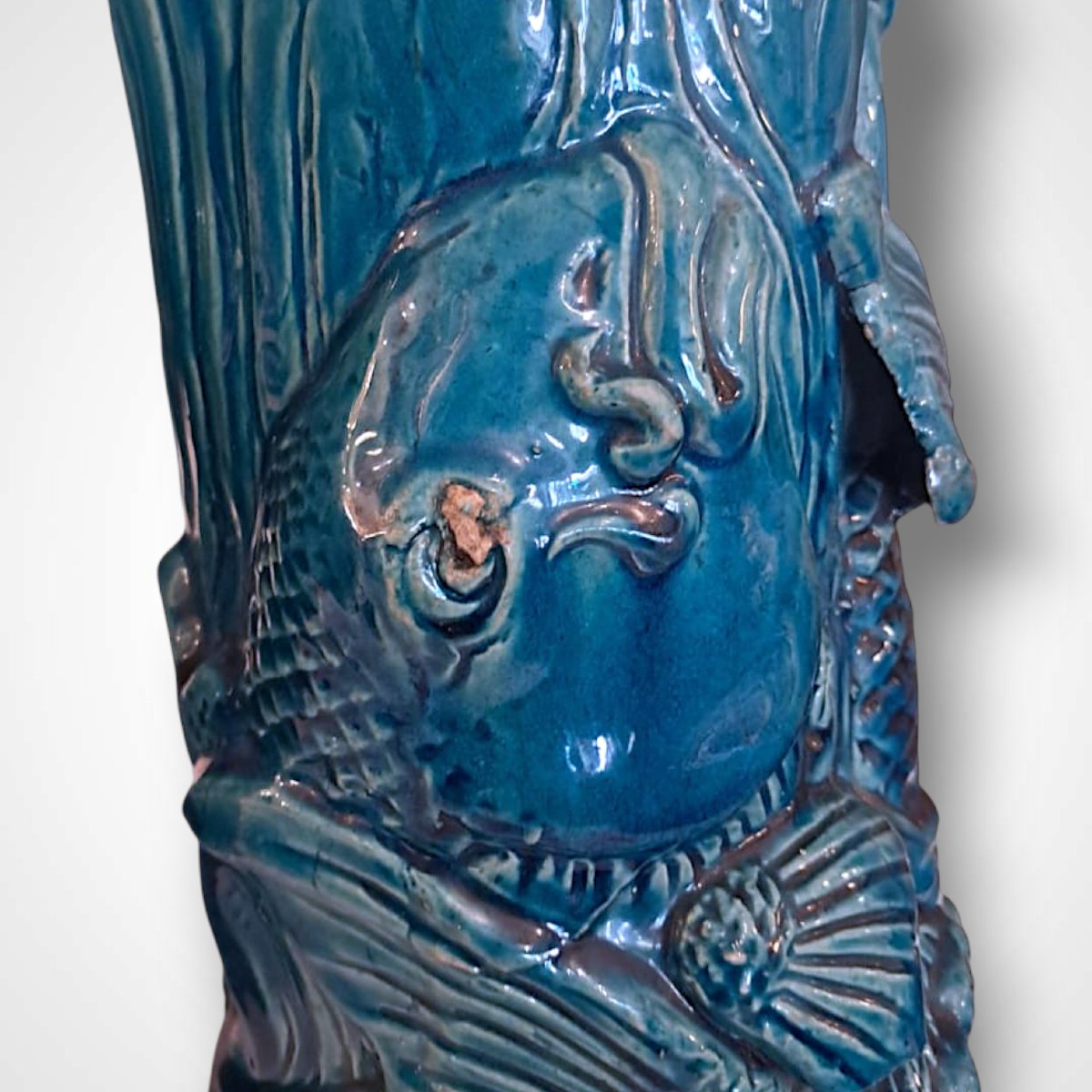 Pair Of Ceramic Vases, China Or Japan, Late 19th Century -photo-6