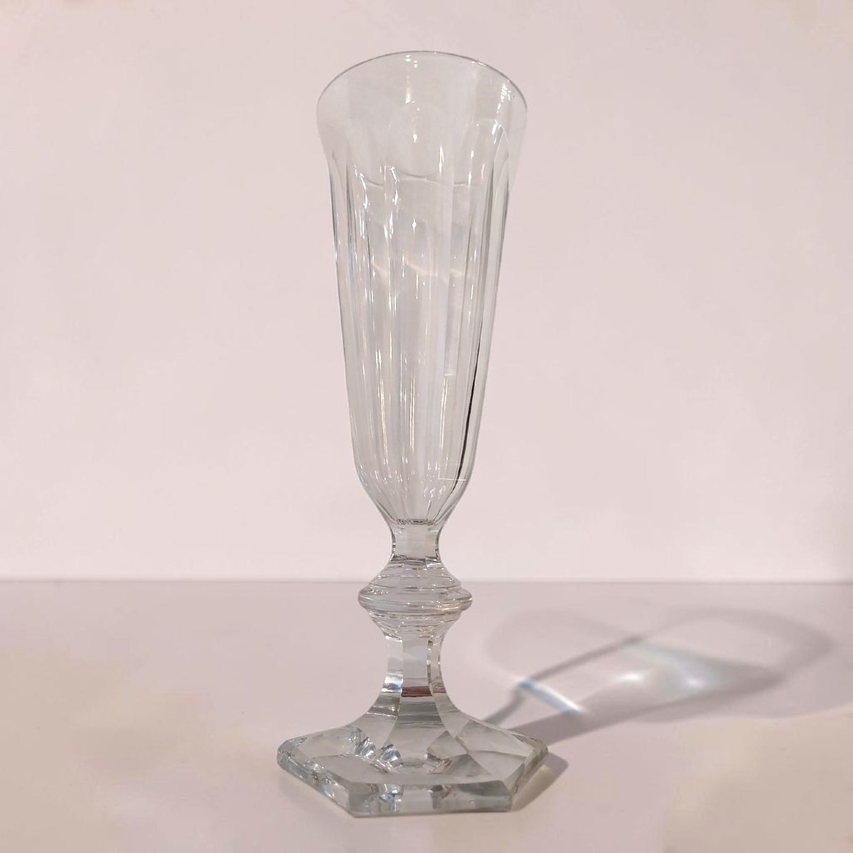 Baccarat, Set Of Harcourt-style Flutes, 20th Century.-photo-4