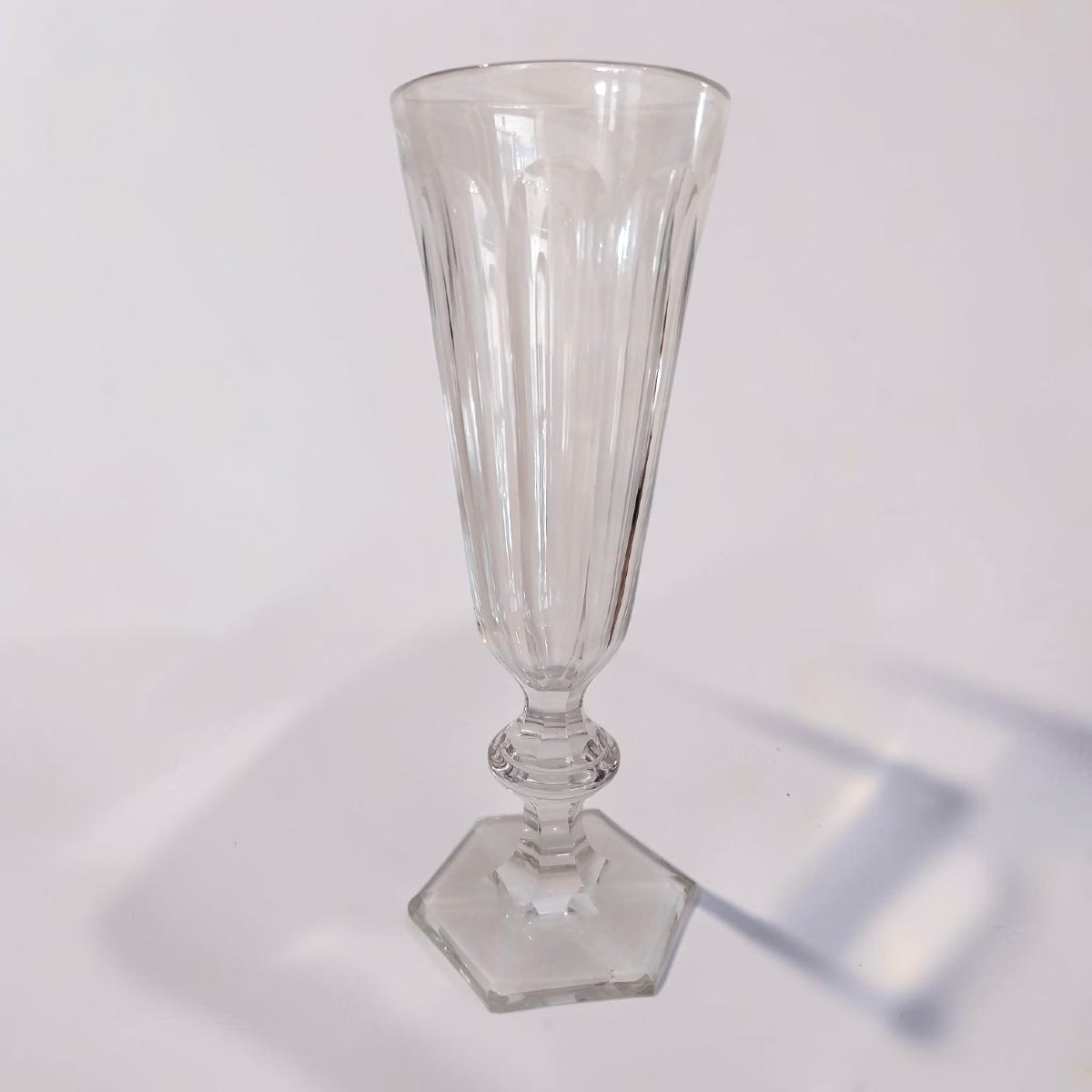 Baccarat, Set Of Harcourt-style Flutes, 20th Century.