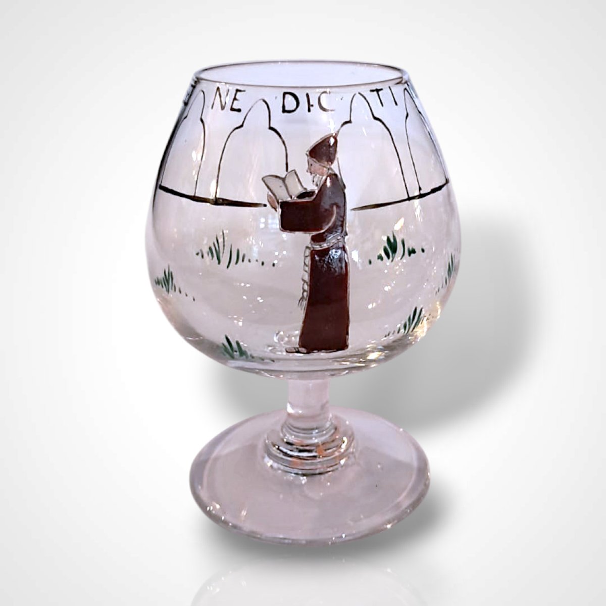 Delvaux Paris, verres à liqueur peints, 1ère moitié du XXe-photo-4