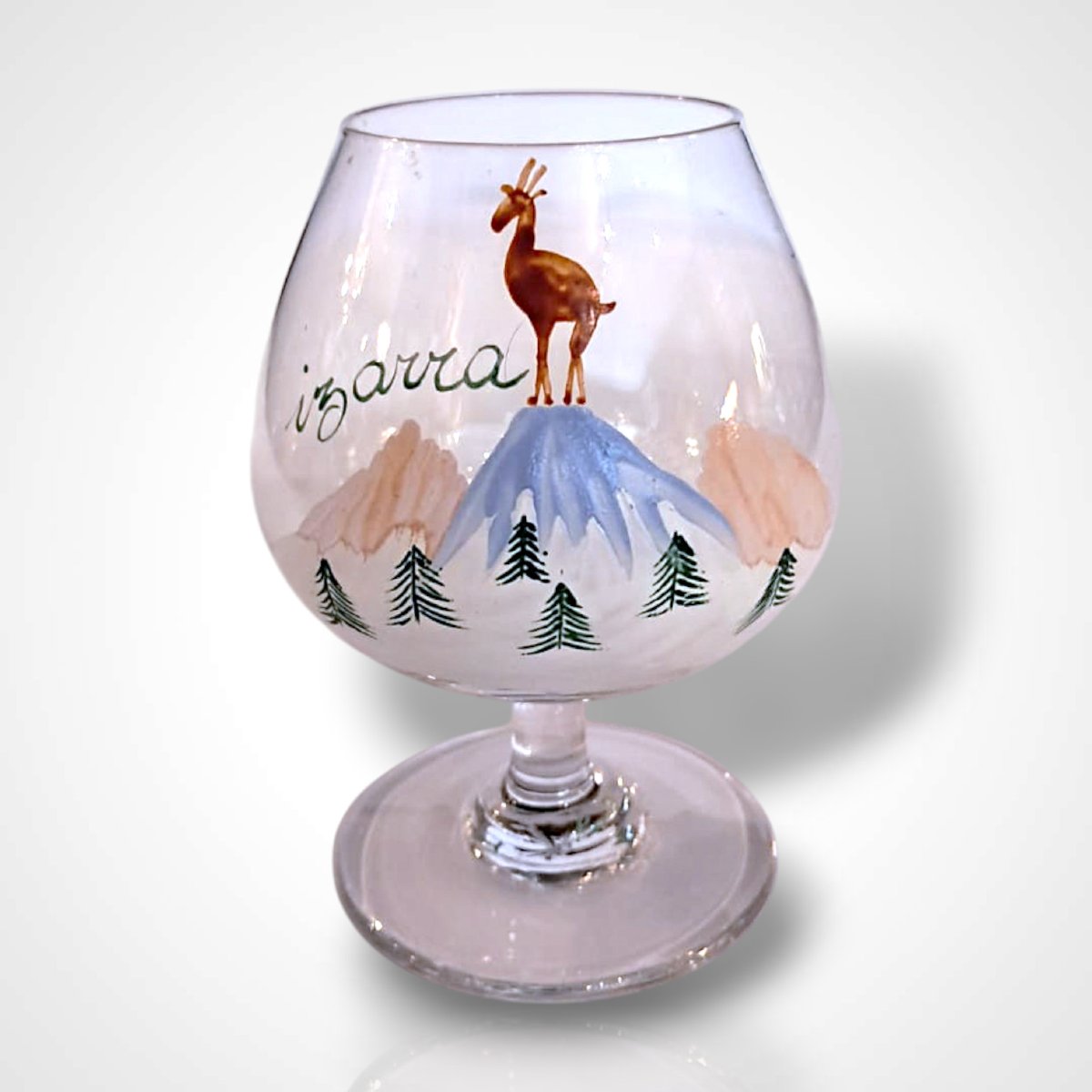 Delvaux Paris, verres à liqueur peints, 1ère moitié du XXe-photo-1