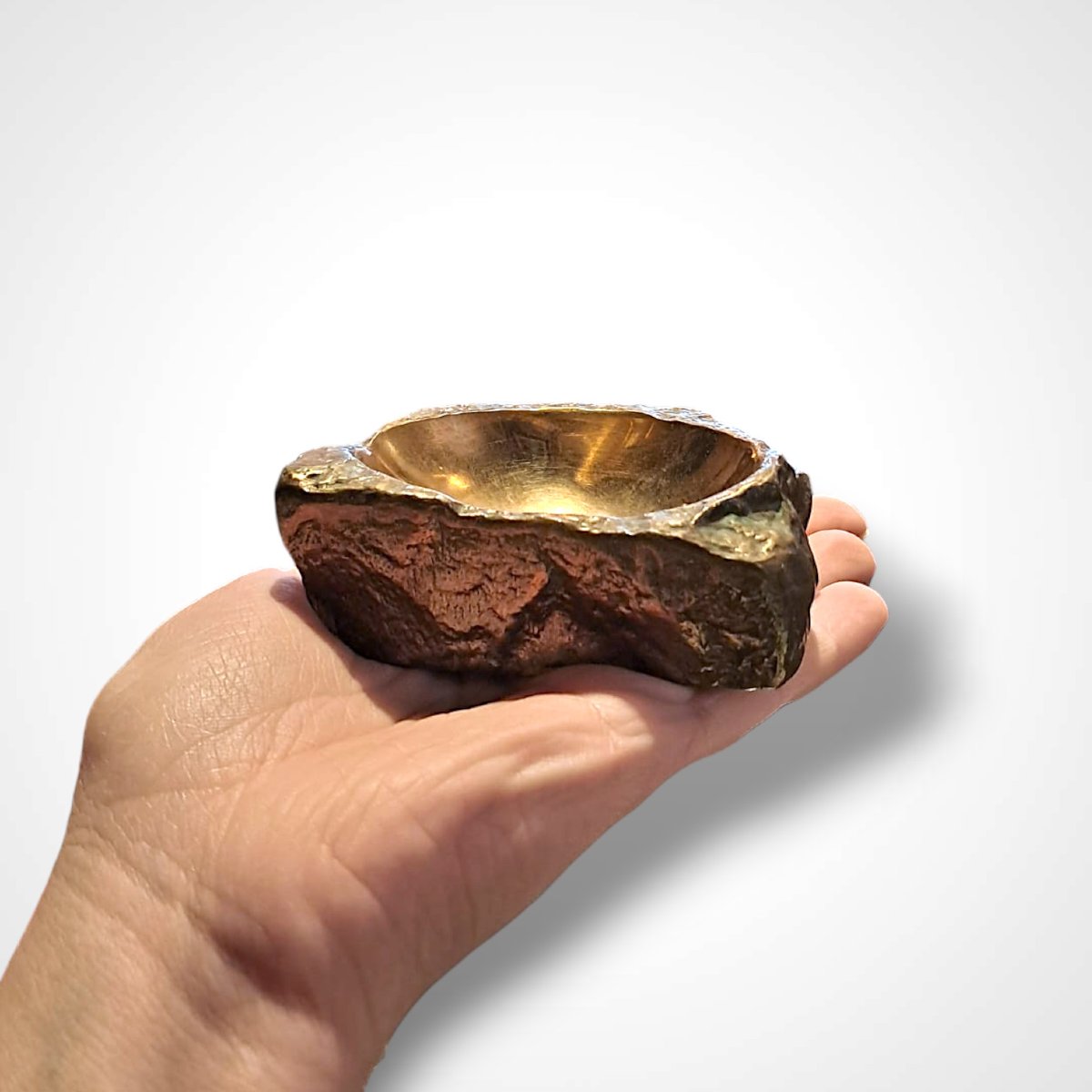 Dans le goût de Monique Gerber, vide-poche en bronze, XXe-photo-4