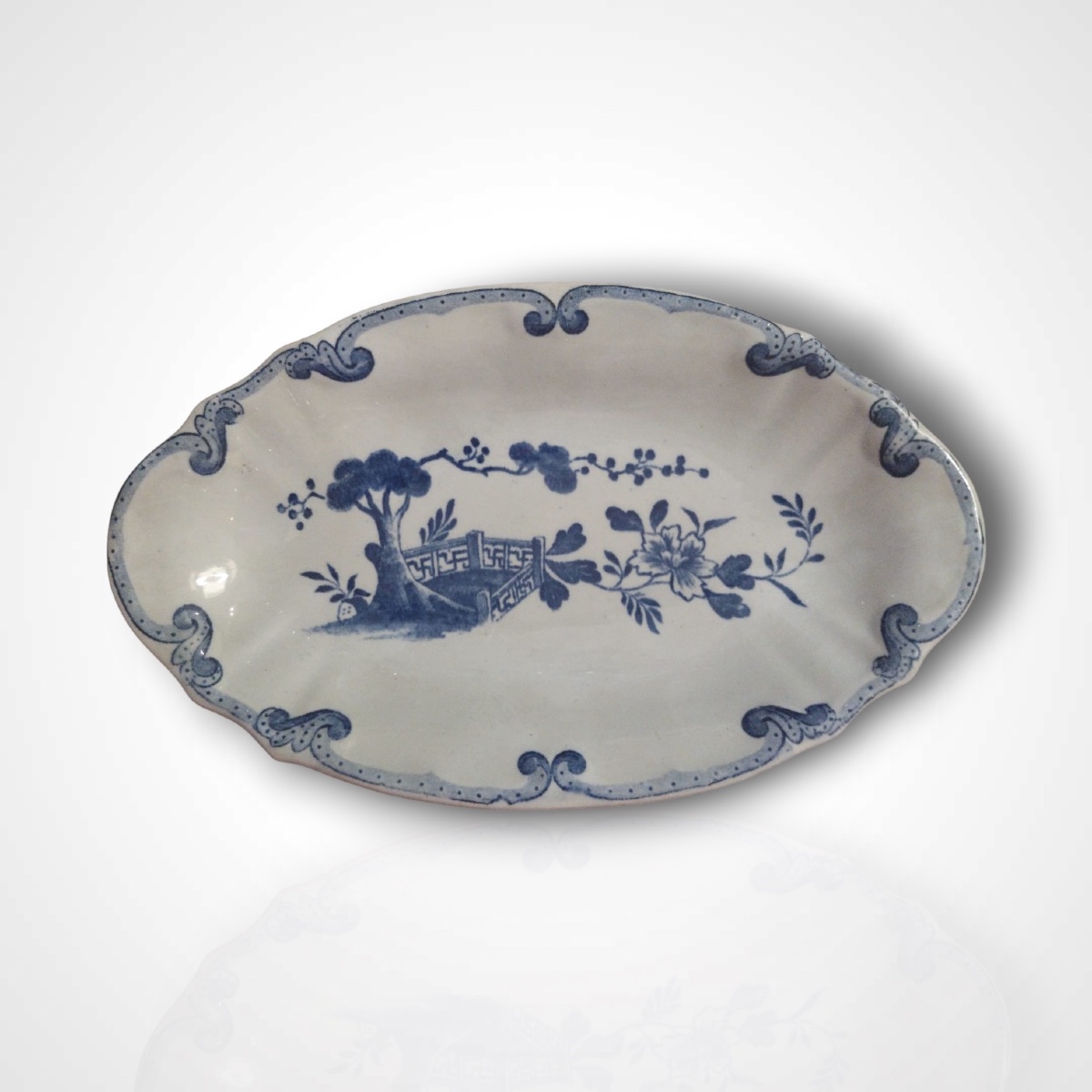 Creil And Montereau, Earthenware Set, Iron-glazed, “dutch” Style, 19th Century-photo-3