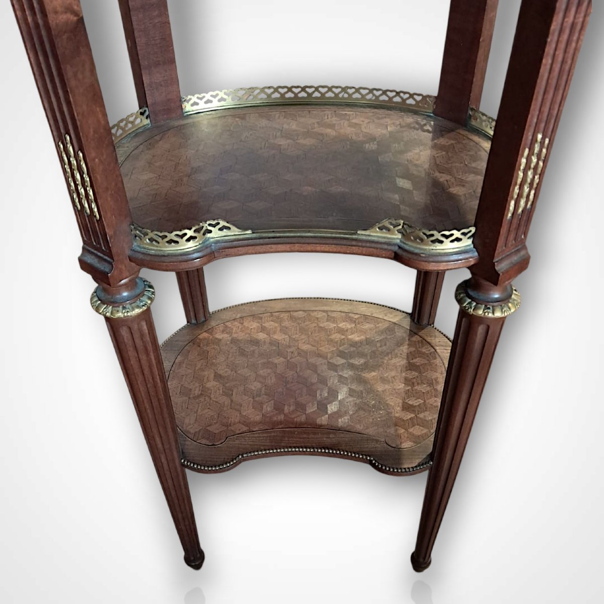 Louis XVI-style Gueridon Table, Early 20th Century-photo-4