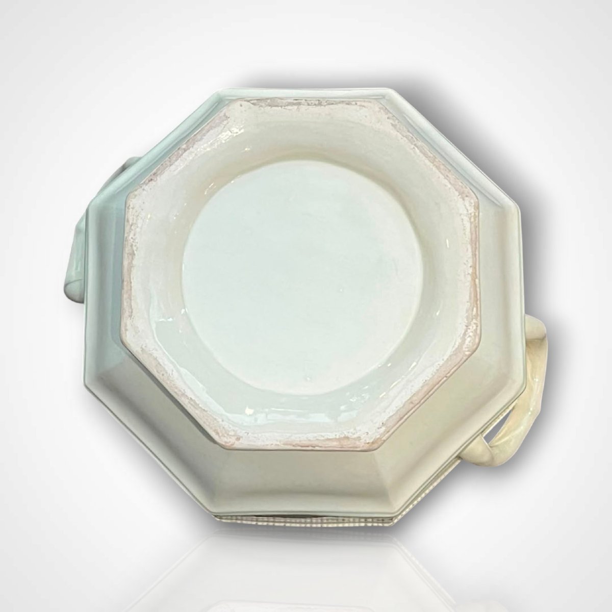 Fine Earthenware Soup Tureen, In The Creil-montereau Style, 19th Century-photo-2