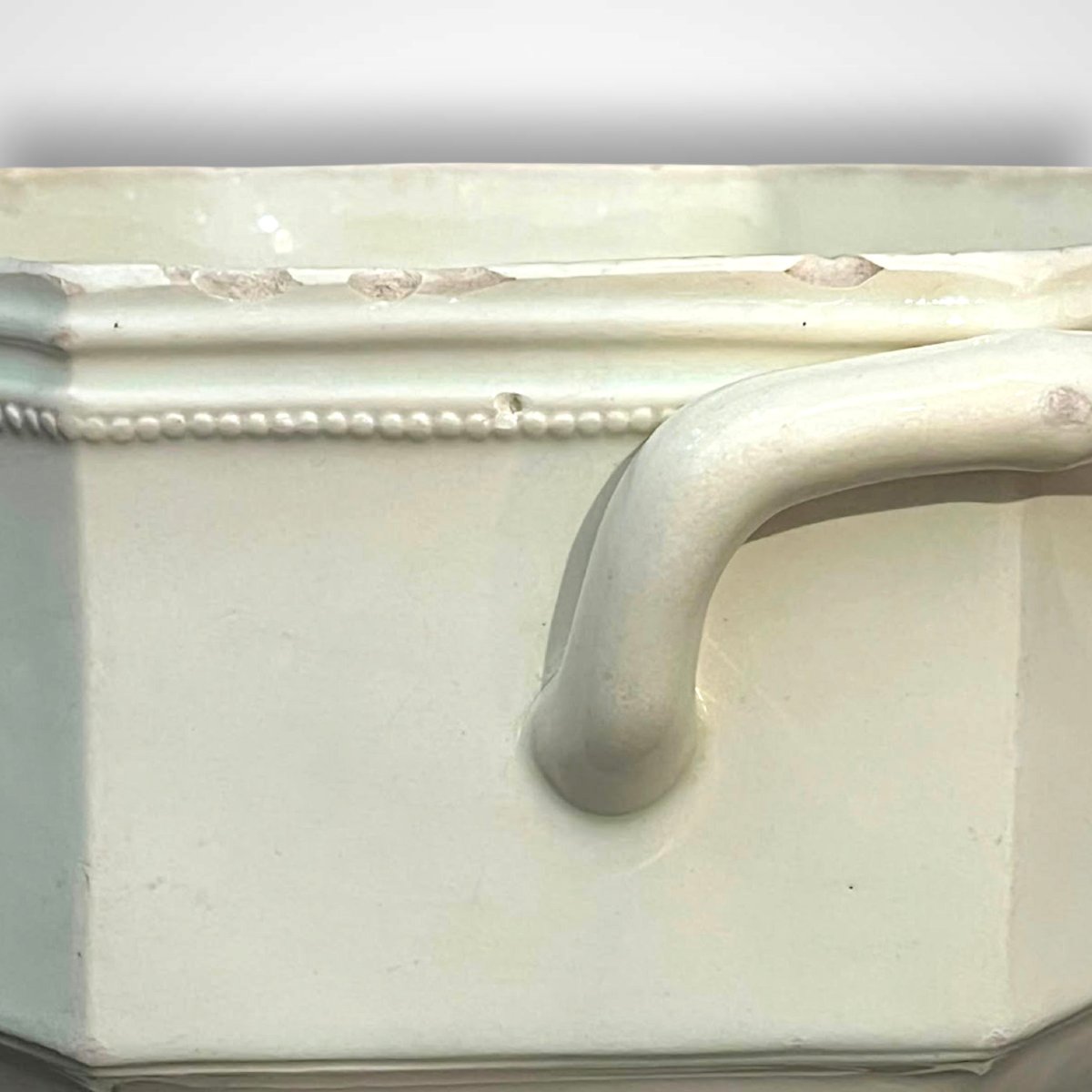 Fine Earthenware Soup Tureen, In The Creil-montereau Style, 19th Century-photo-7