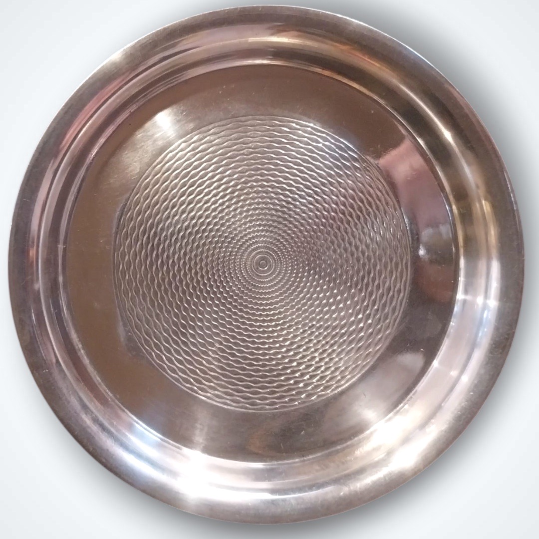 Hermès, Pair Of Silver-plated Bottle Coasters, 20th Century-photo-1