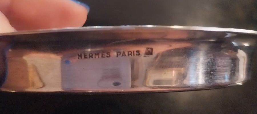 Hermès, Pair Of Silver-plated Bottle Coasters, 20th Century-photo-4