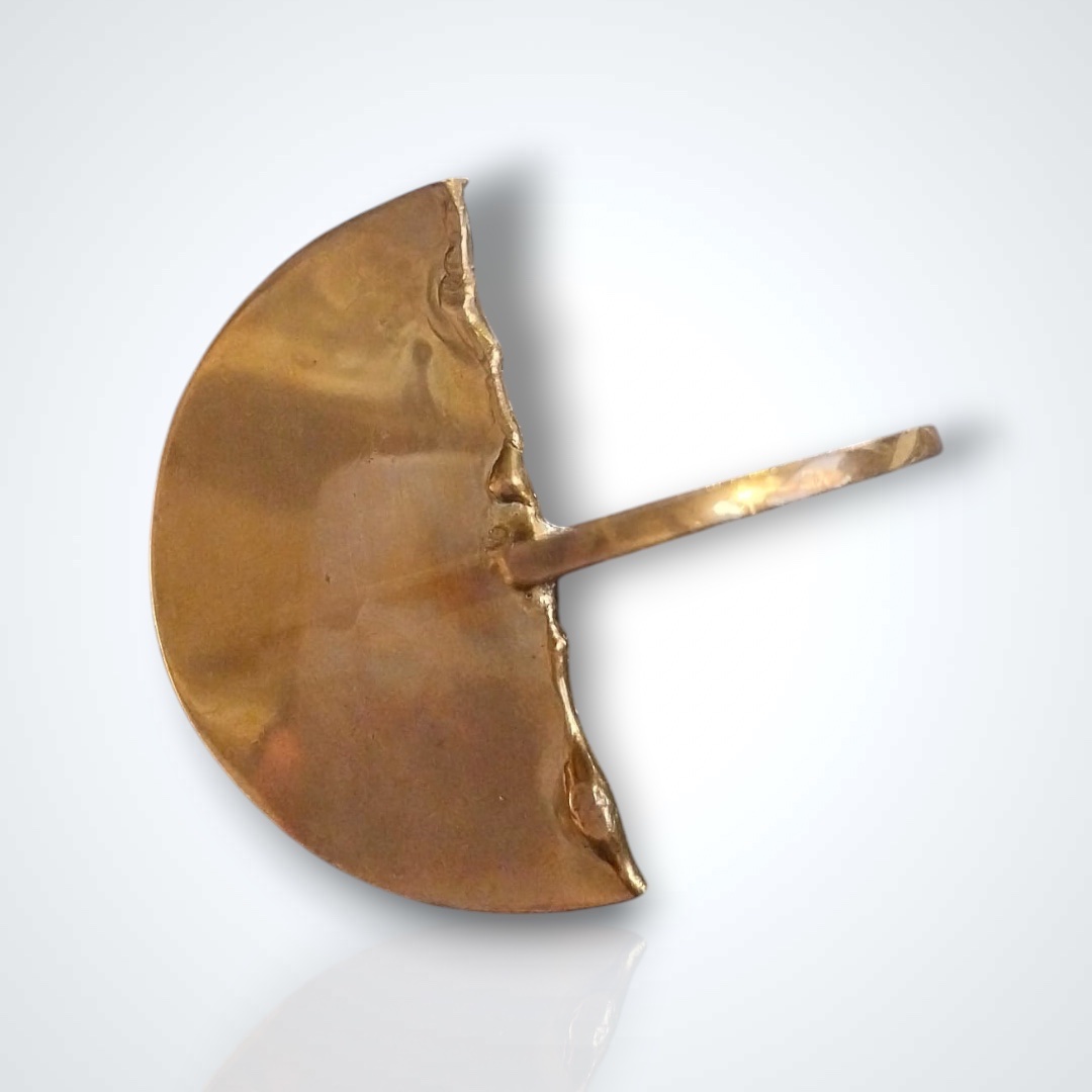 Enrique Broglia (1942–2013), Abstract Gilded Bronze Sculpture, 20th Century-photo-2