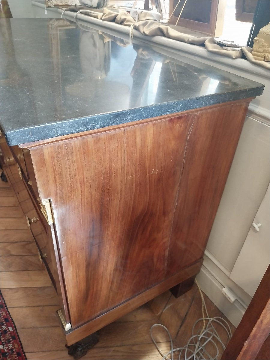 Commode en acajou d’époque Empire.-photo-3
