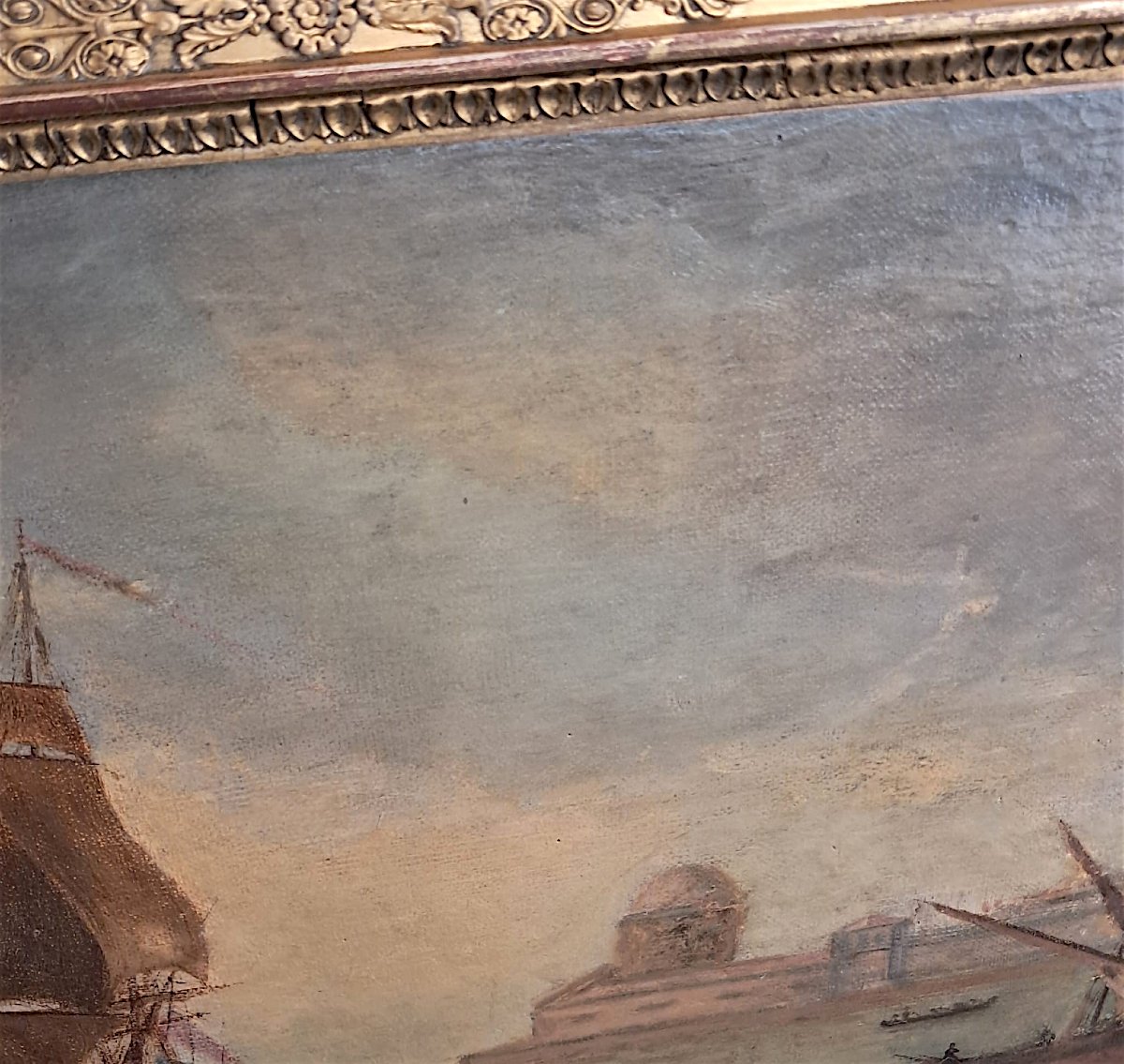 In The Style Of Claude Joseph Vernet, Seascape, Circa 1800-photo-4
