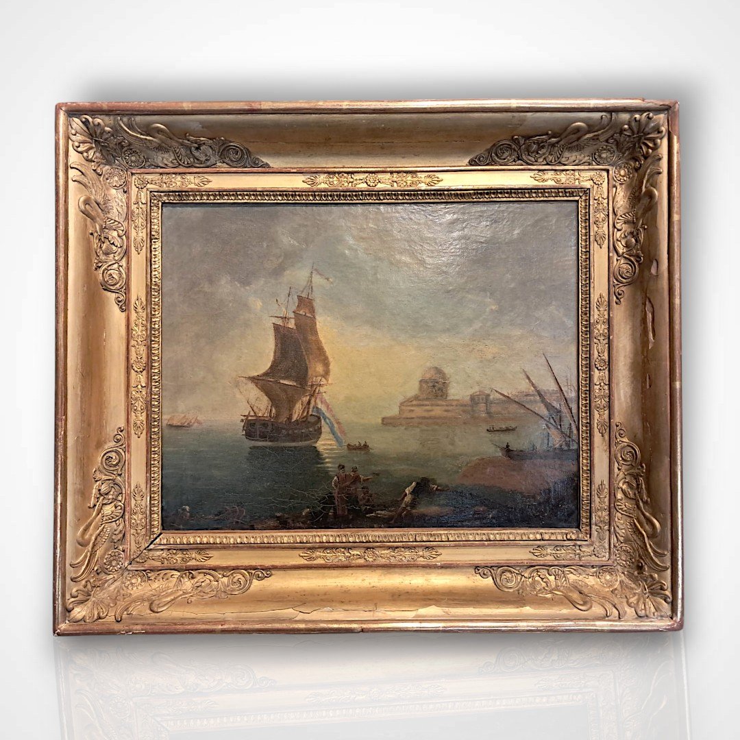 In The Style Of Claude Joseph Vernet, Seascape, Circa 1800