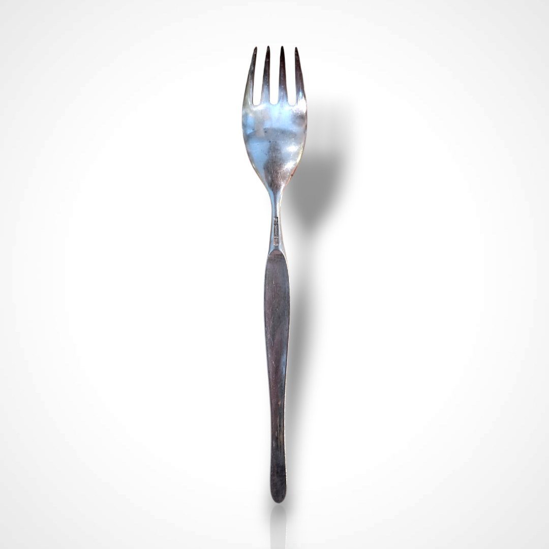 Lino Sabattini For Christofle, Silver-plated Cutlery, "orly" Model, 20th Century-photo-3