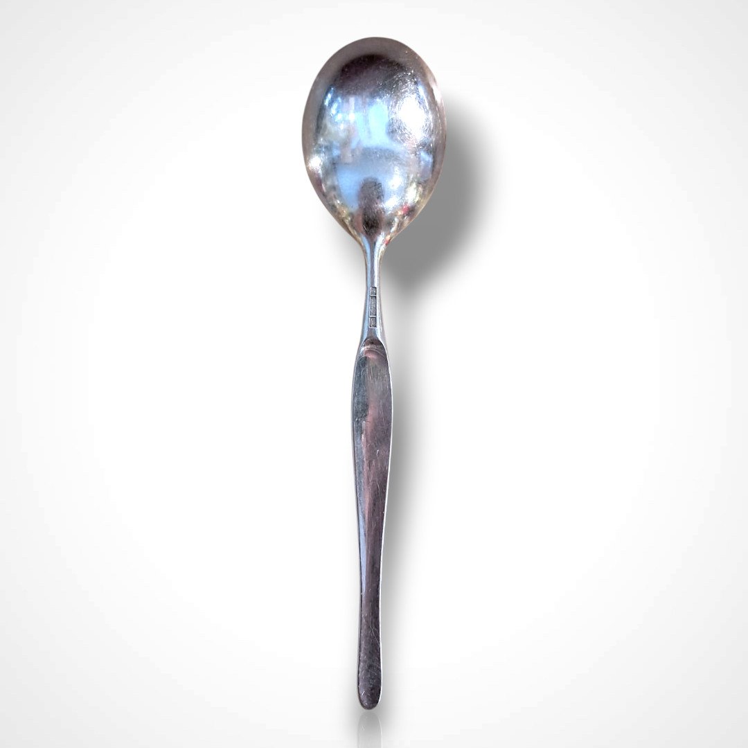 Lino Sabattini For Christofle, Silver-plated Cutlery, "orly" Model, 20th Century-photo-3