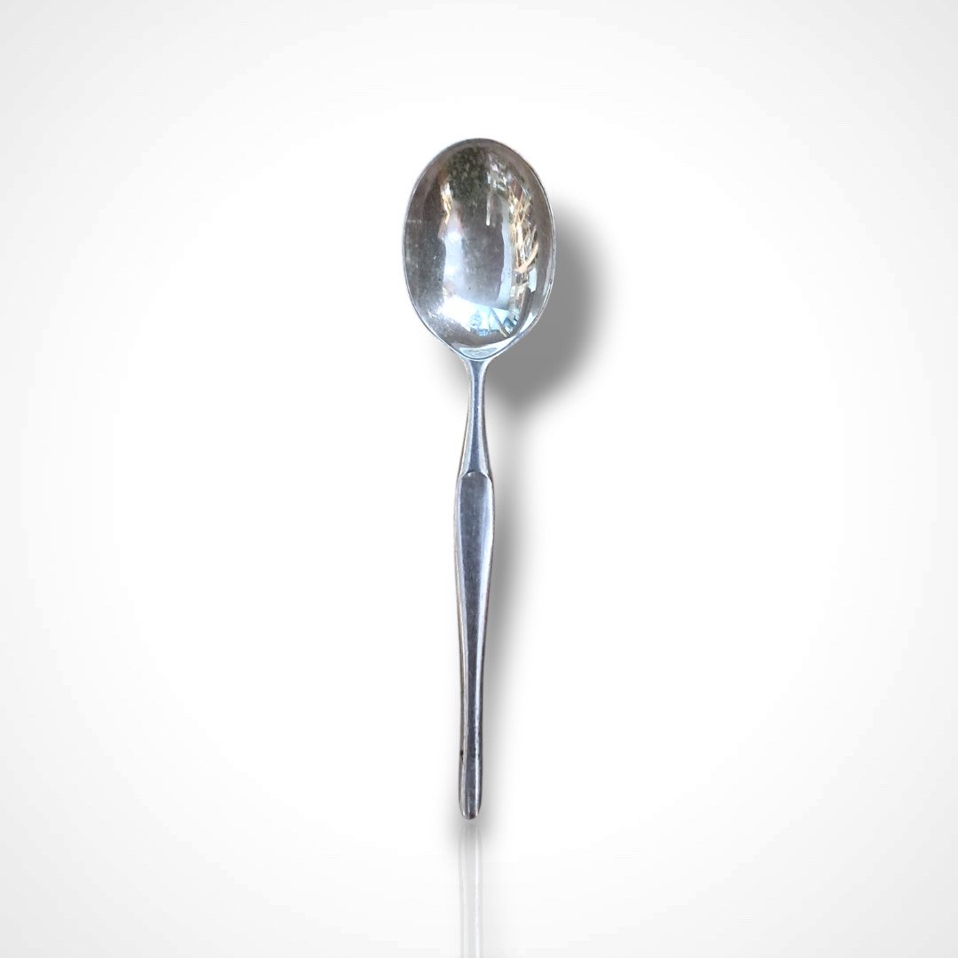 Lino Sabattini For Christofle, Silver-plated Cutlery, "orly" Model, 20th Century-photo-4