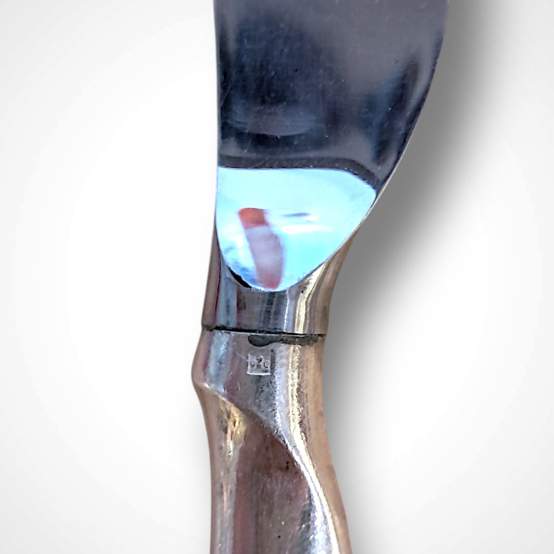 Lino Sabattini For Christofle, Silver-plated Cutlery, "orly" Model, 20th Century-photo-7
