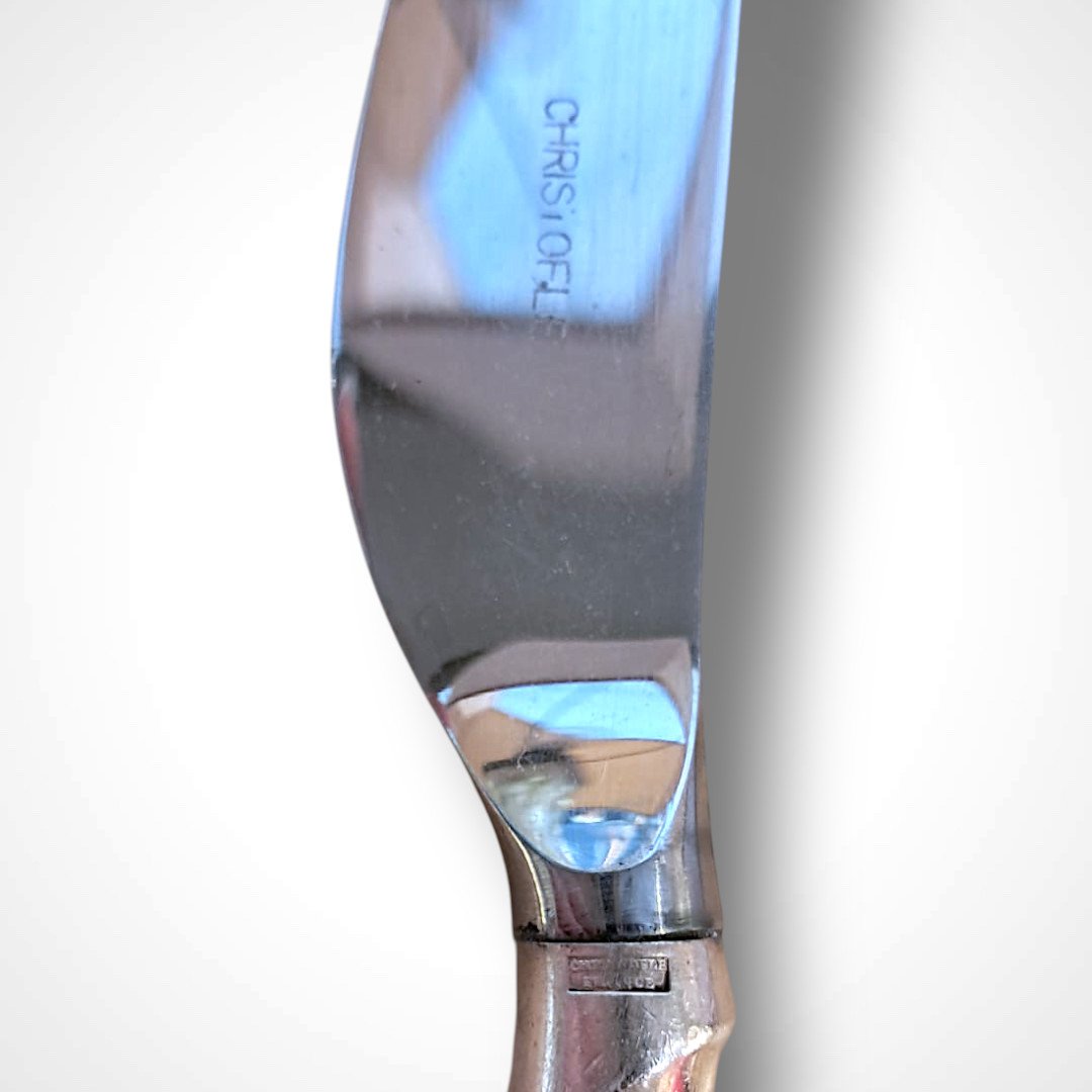 Lino Sabattini For Christofle, Silver-plated Cutlery, "orly" Model, 20th Century-photo-8