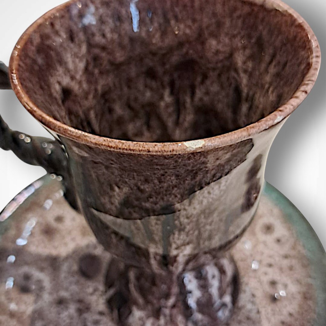 Marius Giuge, Ceramic Coffee Set From Vallauris, 20th Century-photo-7
