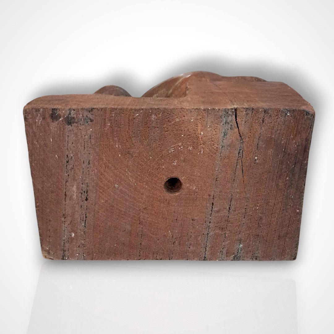Art Deco Wooden Sculpture, 20th Century-photo-2