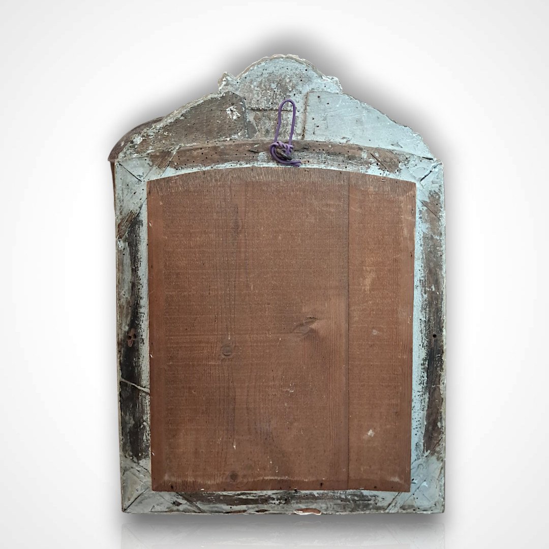 Miroir en bois doré, début XVIIIe-photo-2