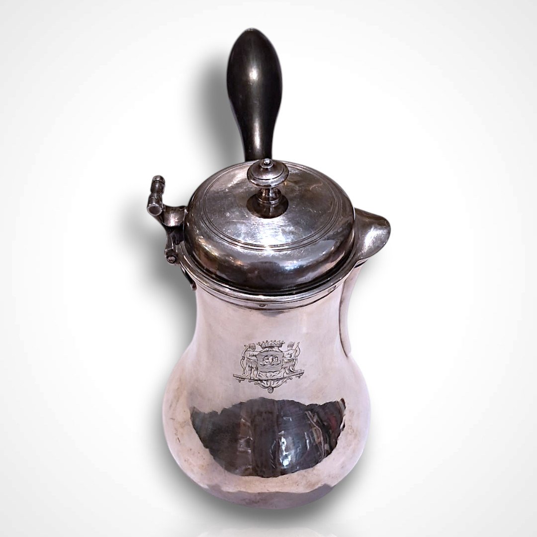 Jean-pierre Charpenat, Silver Pitcher, Late 18th Century-photo-4