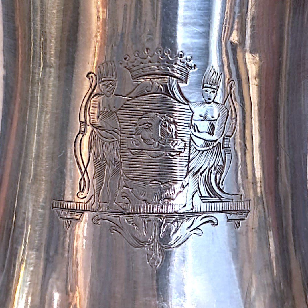 Jean-pierre Charpenat, Silver Pitcher, Late 18th Century-photo-3
