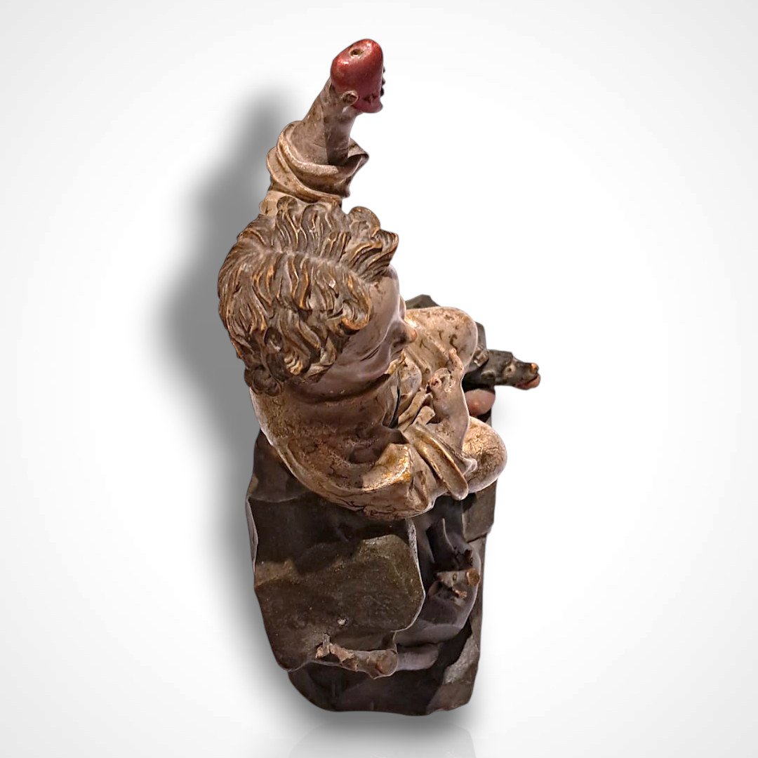 Wooden Sculpture Depicting The Infant Jesus, Late 18th–early 19th Century-photo-1