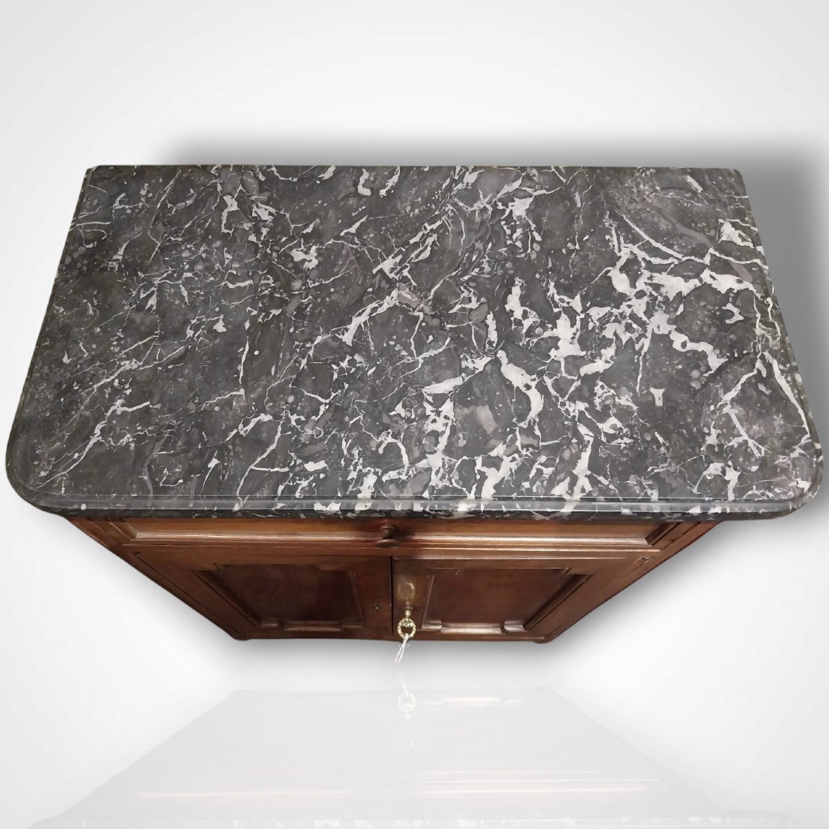 Small 19th-century Antique Piece Of Furniture.-photo-4