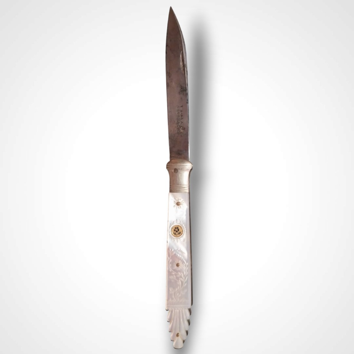 Maison Vigier Aîné à Aurillac, couteau pliant dit “Le Vigier”, fin du XIXe siècle.