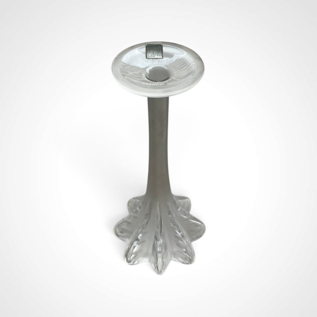 Lalique "marie-claude" Single-flower Vase, 20th Century -photo-3